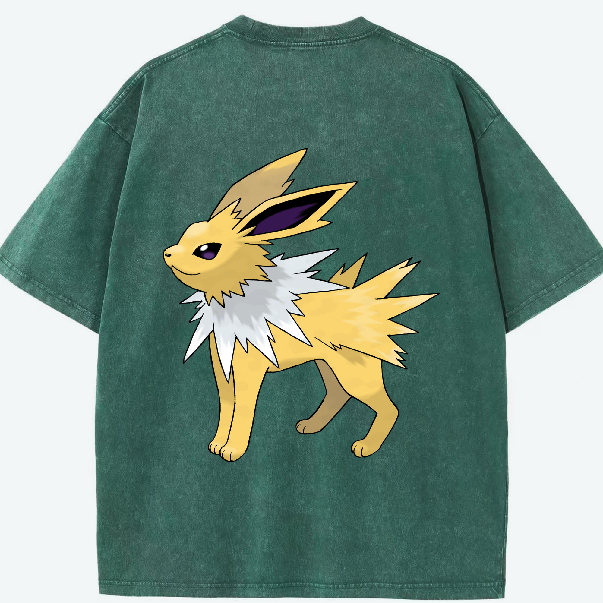（画像用） ポケットモンスター Pokémon 綿100% ヴィンテージ風 半袖Tシャツ（背面プリント）